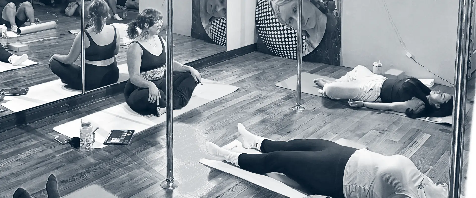 photo from yoga class at Pynk Portal